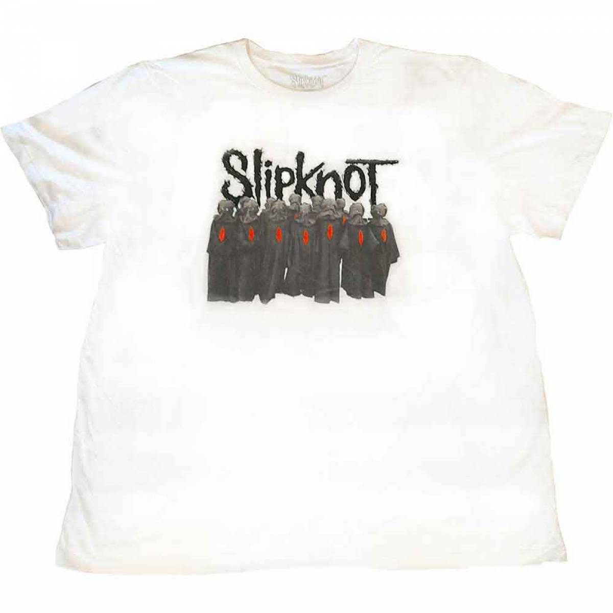 【予約商品】SLIPKNOT バンドTシャツ ユニセックス: Choir (White) - WHITE