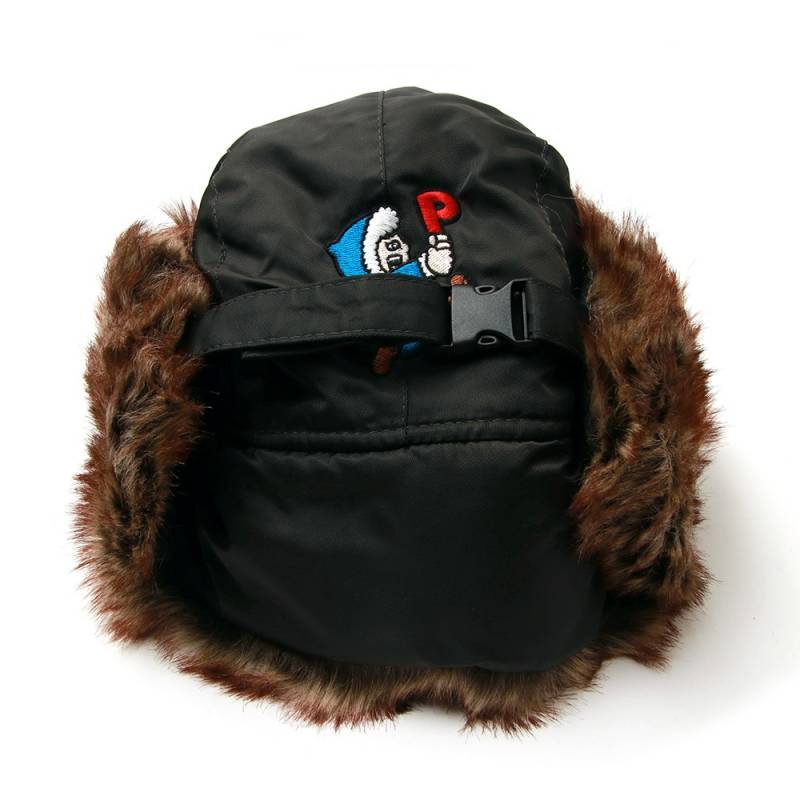 【予約商品】PUNK DRUNKERS (パンク・ドランカーズ) 北極あいつフライトCAP - CHARCOAL