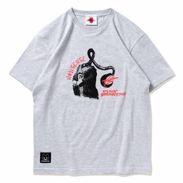 【予約商品】PUNK DRUNKERS (パンクドランカーズ) ［PDSxNONSENSE JP］妖怪TEE - ASH