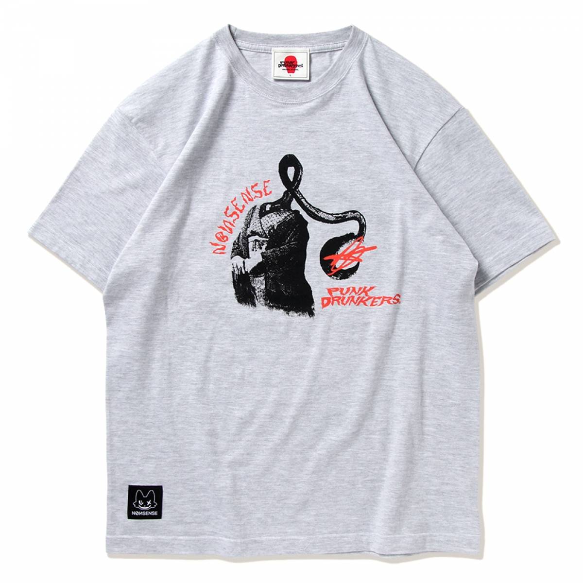 【予約商品】PUNK DRUNKERS (パンクドランカーズ) ［PDSxNONSENSE JP］妖怪TEE - ASH