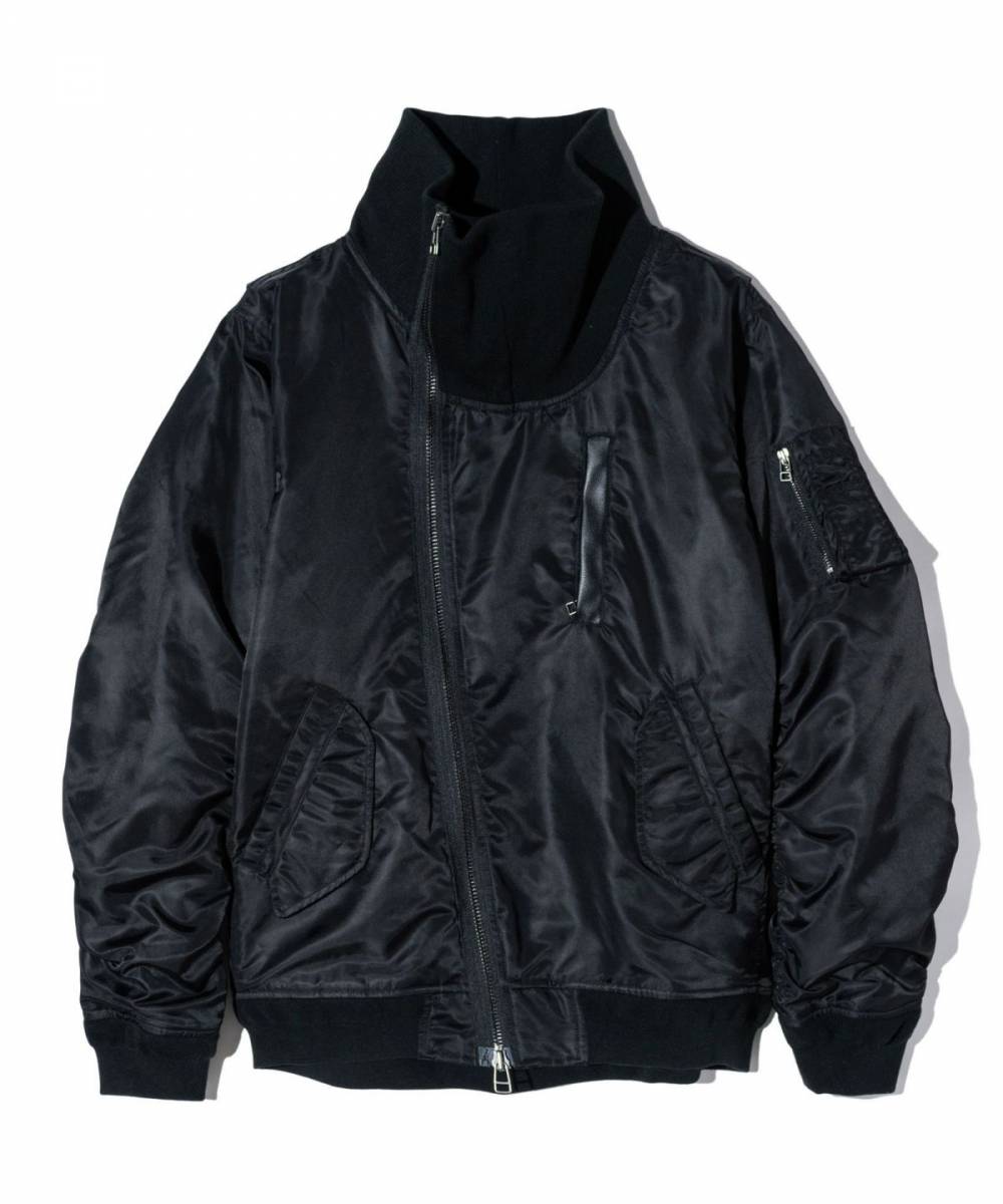 予約商品】glamb(グラム)GB0324/JKT13 : High Neck MA-1 予約商品】glamb(グラム)GB0324/JKT13 : High Neck MA-1