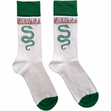 【予約商品】NIRVANA Unisex Ankle Socks: Serve The Servants (White) (UK Size 7 - 11) - WHITE
