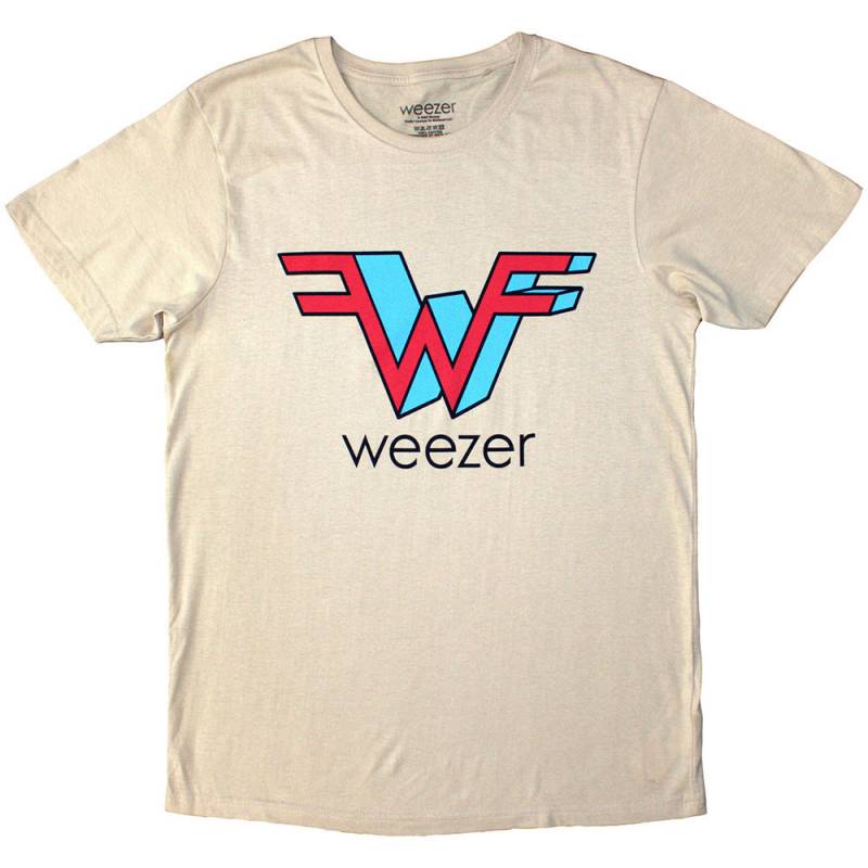 【予約商品】WEEZER バンドTシャツ ユニセックス: W (Sand)