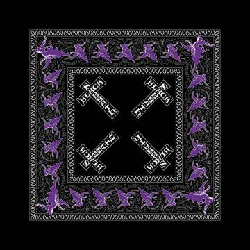 【予約商品】BLACK SABBATH Unisex Bandana: Cross Logo - BLACK
