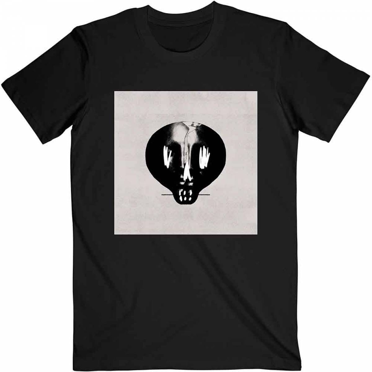 【予約商品】BULLET FOR MY VALENTINE バンドTシャツ ユニセックス: Album Cropped & Large Logo (Black) (Back Print) - BLACK