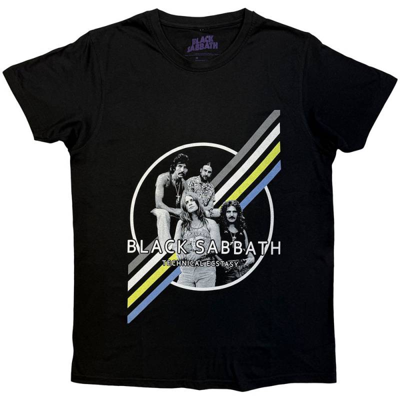 【予約商品】BLACK SABBATH バンドTシャツ ユニセックス: Technical Ecstasy (Black)