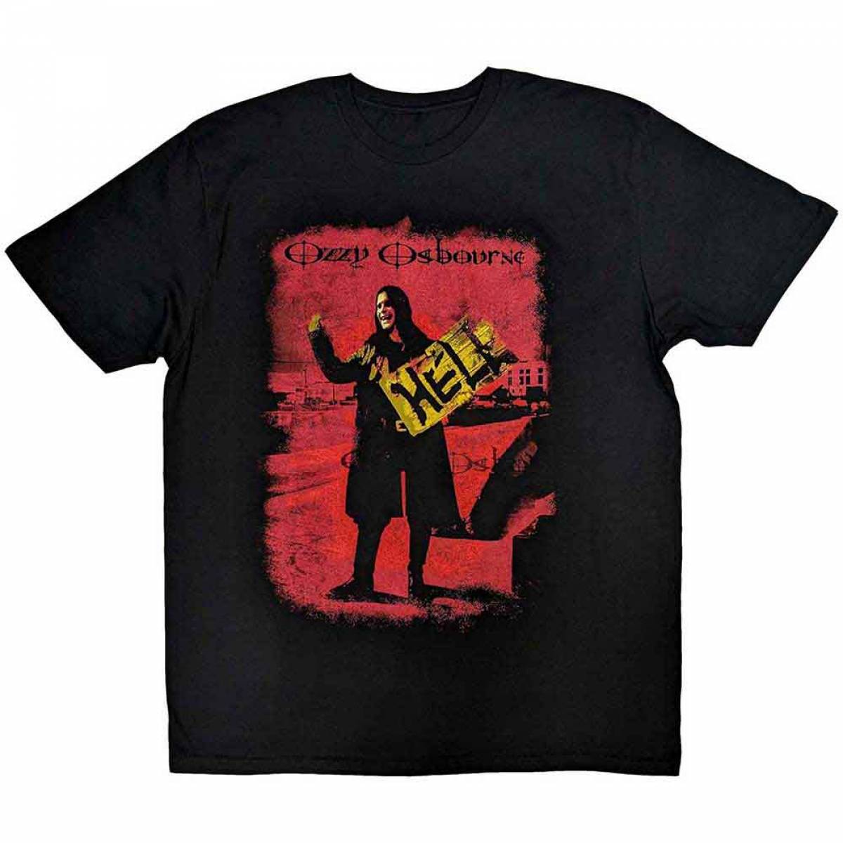 【予約商品】OZZY OSBOURNE バンドTシャツ ユニセックス: Hell (Black) - BLACK
