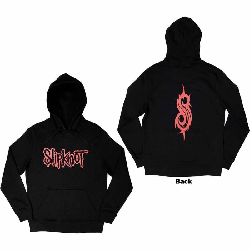 【予約商品】SLIPKNOT Unisex Pullover Hoodie: Logo (Black) (Back Print)