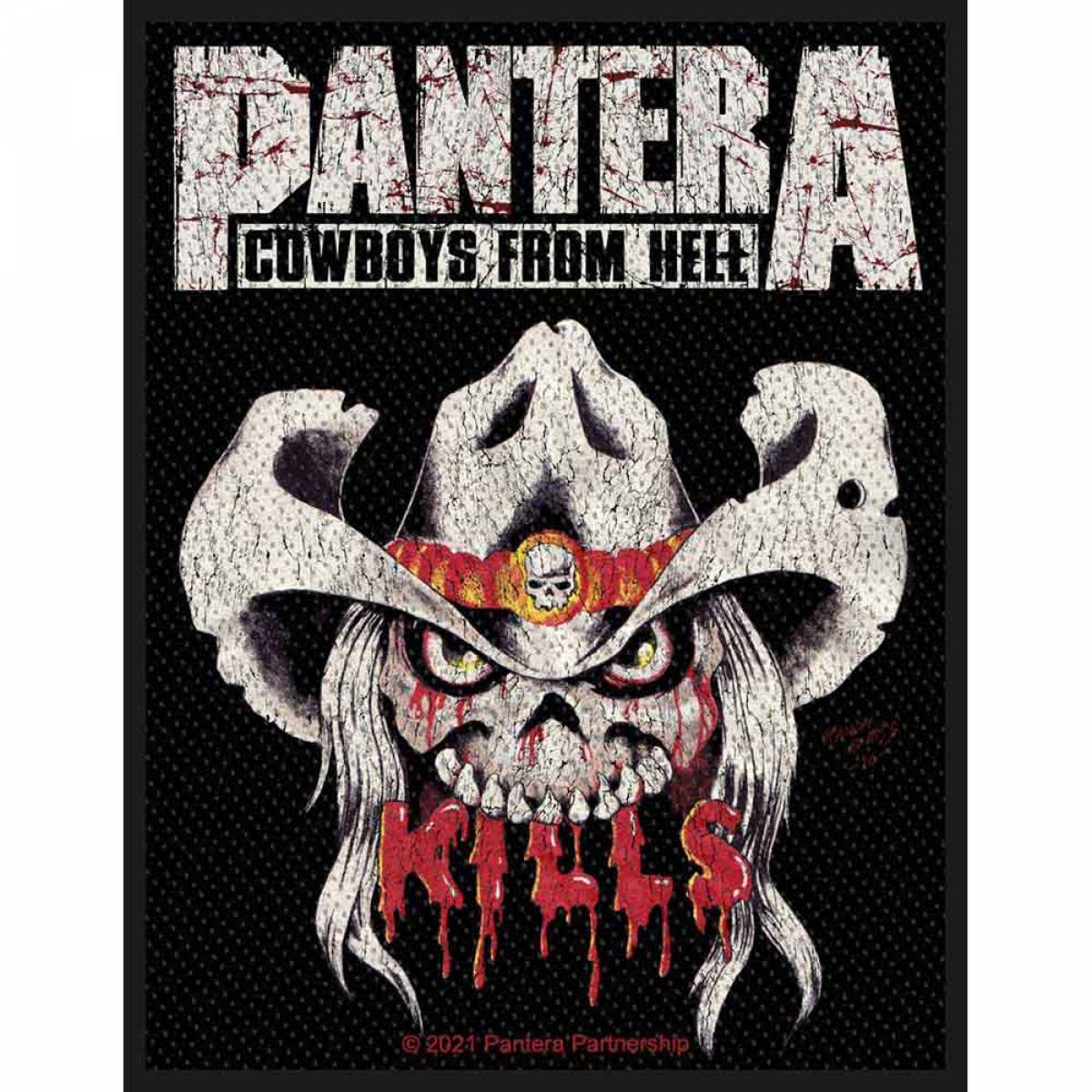 【予約商品】PANTERA Standard Woven Patch: Kills (Retail Pack)