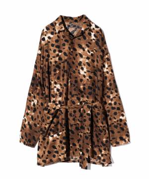 【予約商品】glamb (グラム)GB0224/SH05 : Leopard Summer Gown / レオパードサマーガウン - Beige