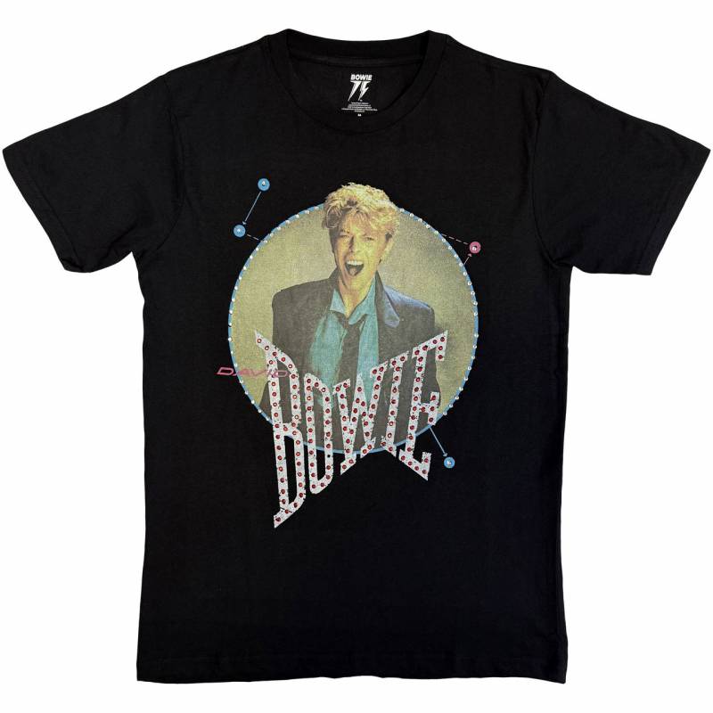 【予約商品】DAVID BOWIE バンドTシャツ ユニセックス: Vintage '83 (Black) (Embellished)