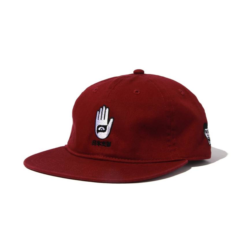 【予約商品】PUNK DRUNKERS (パンク・ドランカーズ) 日本支部CAP - BURGUNDY