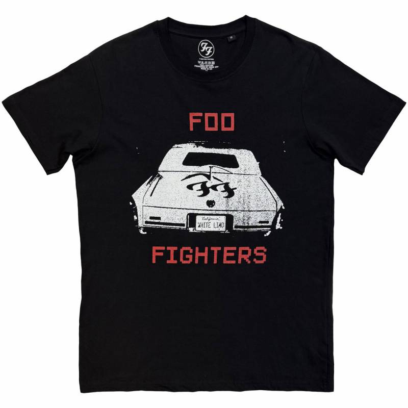 【予約商品】FOO FIGHTERS バンドTシャツ ユニセックス: White Limo (Black)