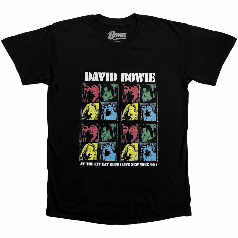 【予約商品】DAVID BOWIE バンドTシャツ ユニセックス: Kit Kat Klub (Black)
