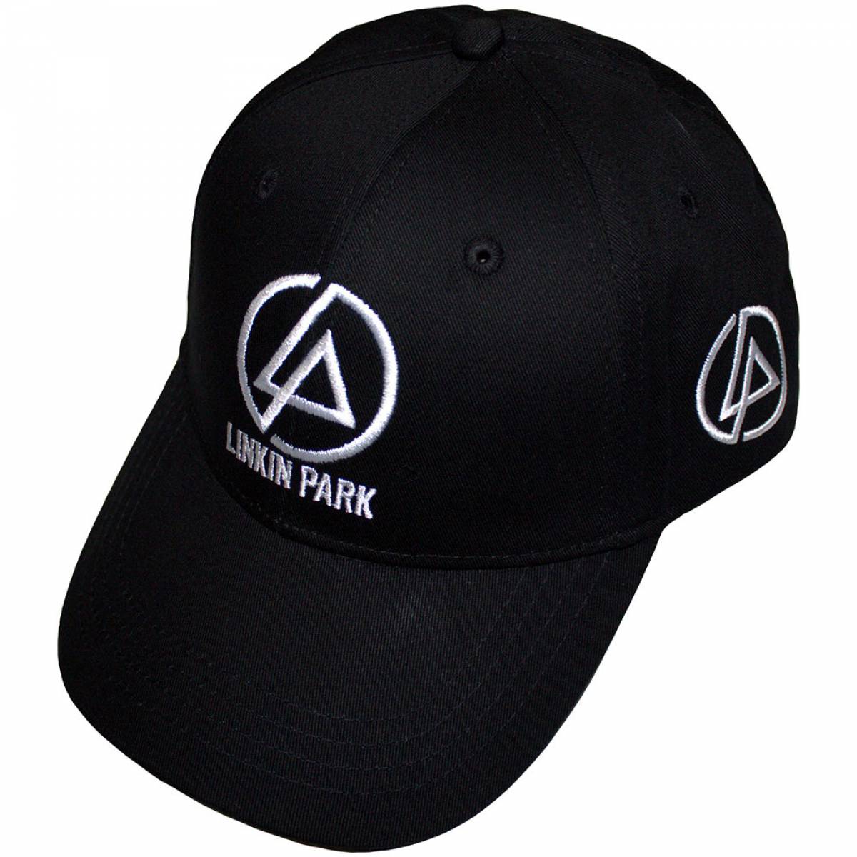 LINKIN PARK Unisex Baseball Cap: Concentric Side Logo - BLACK