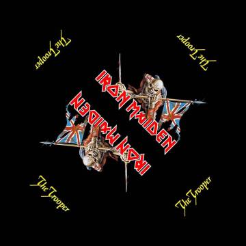 【予約商品】IRON MAIDEN Unisex Bandana: The Trooper - BLACK