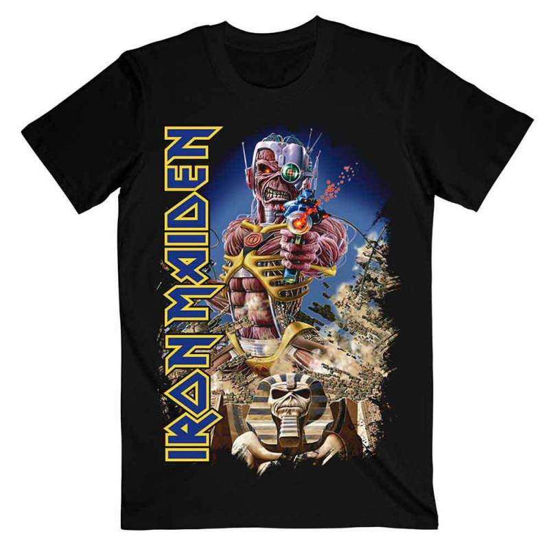 【予約商品】IRON MAIDEN バンドTシャツ ユニセックス: Somewhere Back in Time (Black)