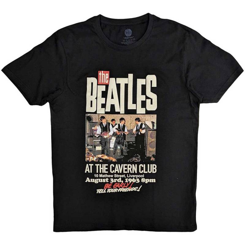 【予約商品】THE BEATLES バンドTシャツ ユニセックス: The Cavern (Black)