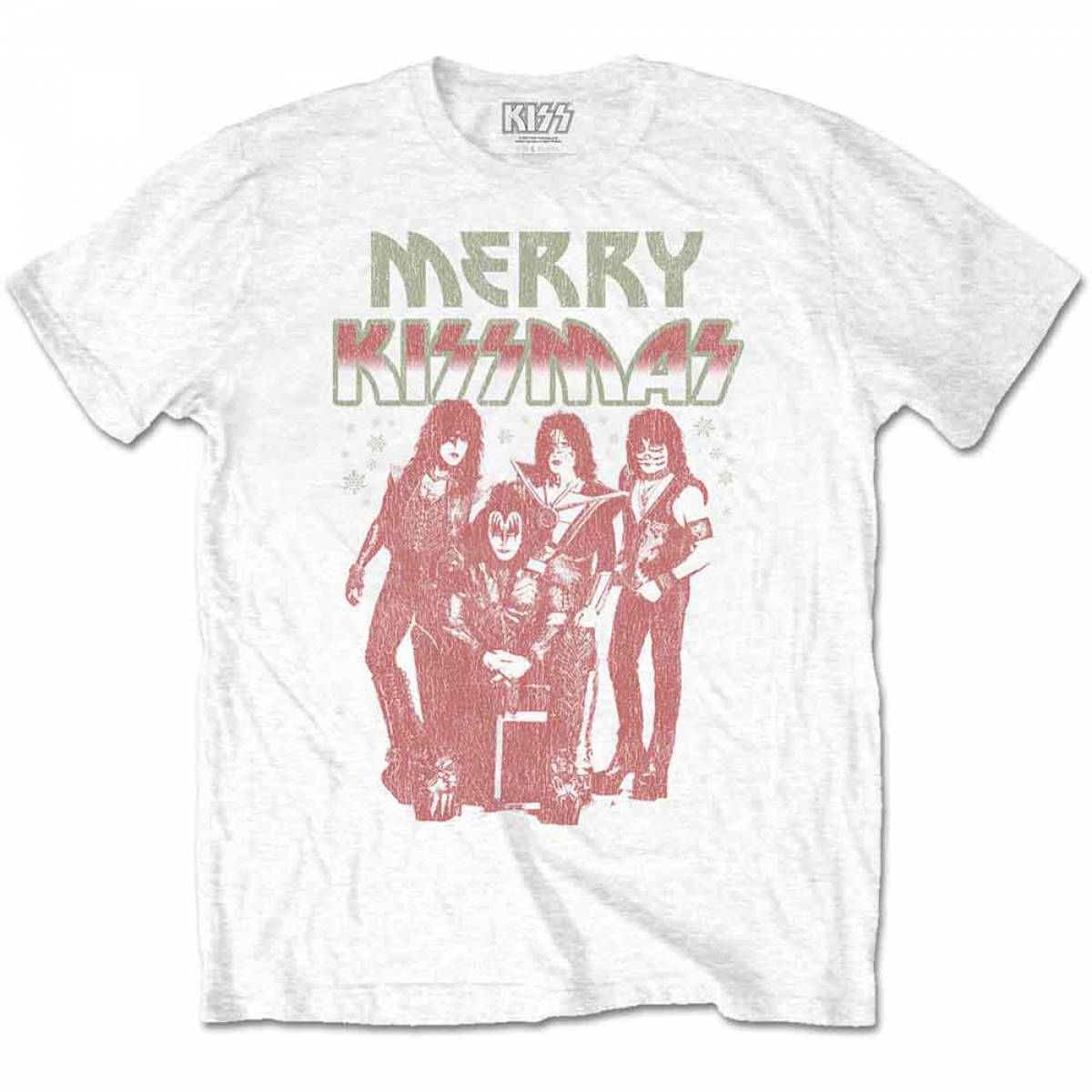 【予約商品】KISS ユニセックスTシャツ: Merry KISSmas