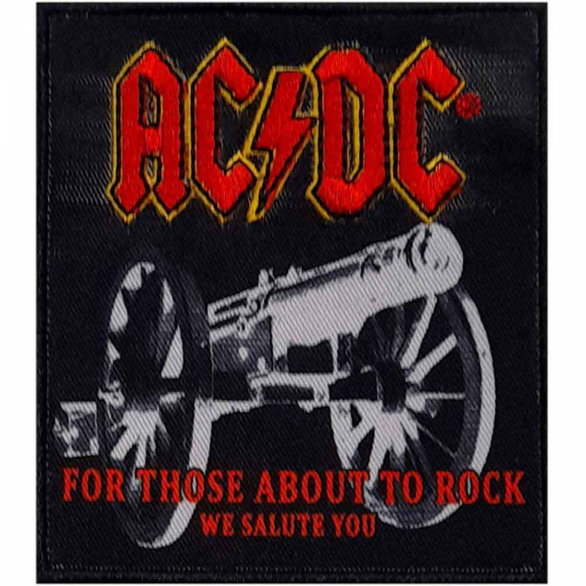 【予約商品】AC/DC Printed Patch: Canon Woven Logo (Standard)
