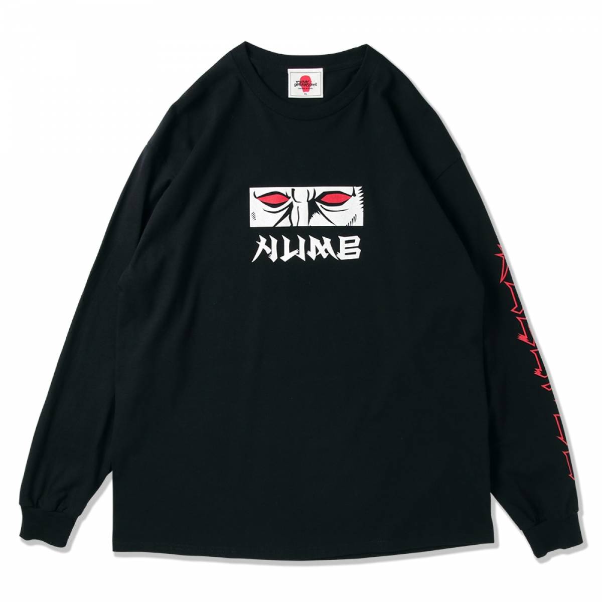 【予約商品】PUNK DRUNKERS (パンクドランカーズ)［PDSxNUMB］ハードコアロンTEE - BLACK
