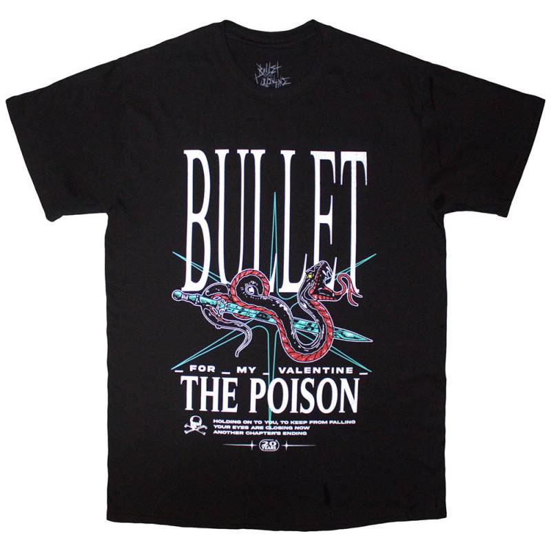 【予約商品】BULLET FOR MY VALENTINE バンドTシャツ ユニセックス: The Poison Snake (Black)