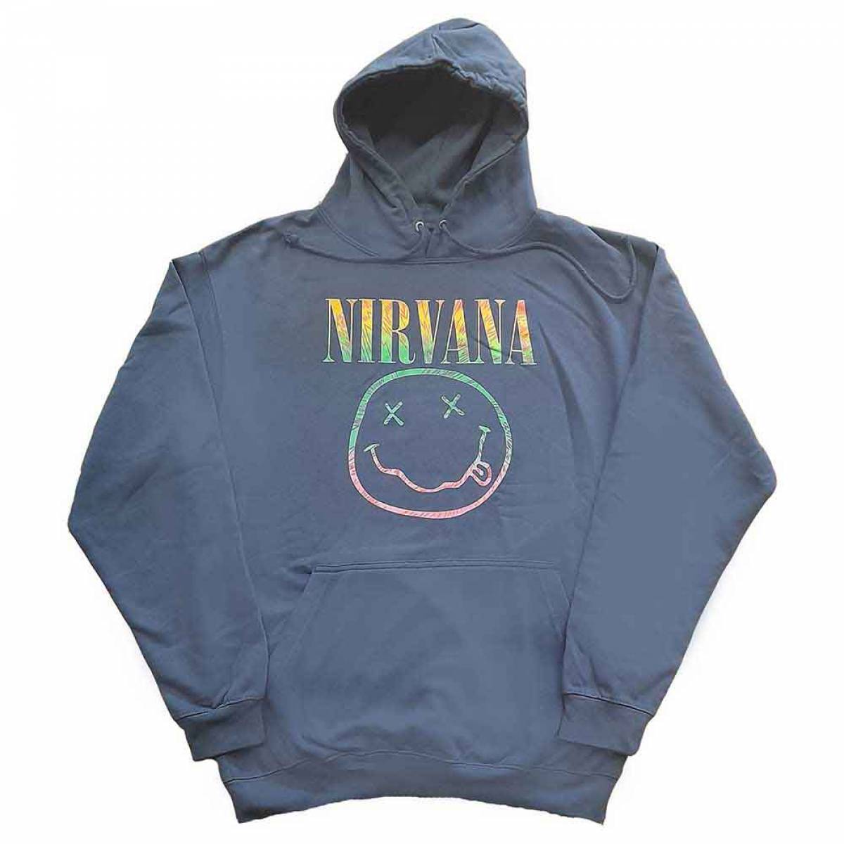 【予約商品】NIRVANA Unisex Pullover Hoodie: Sorbet Ray Happy Face