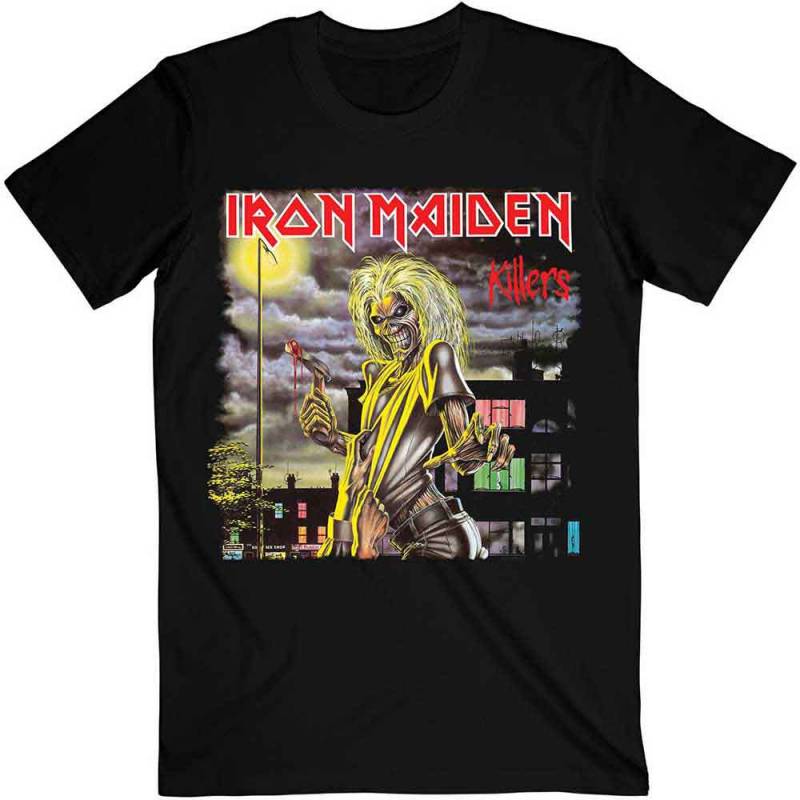 【予約商品】IRON MAIDEN バンドTシャツ ユニセックス: Killers Cover (Black)