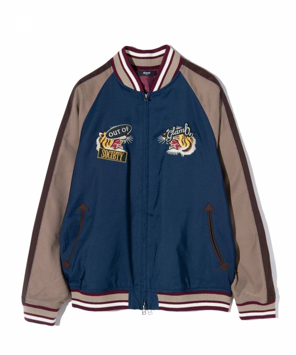 【予約商品】glamb(グラム) GB0424/JKT03 : Out of Society Ska Jumper - Navy