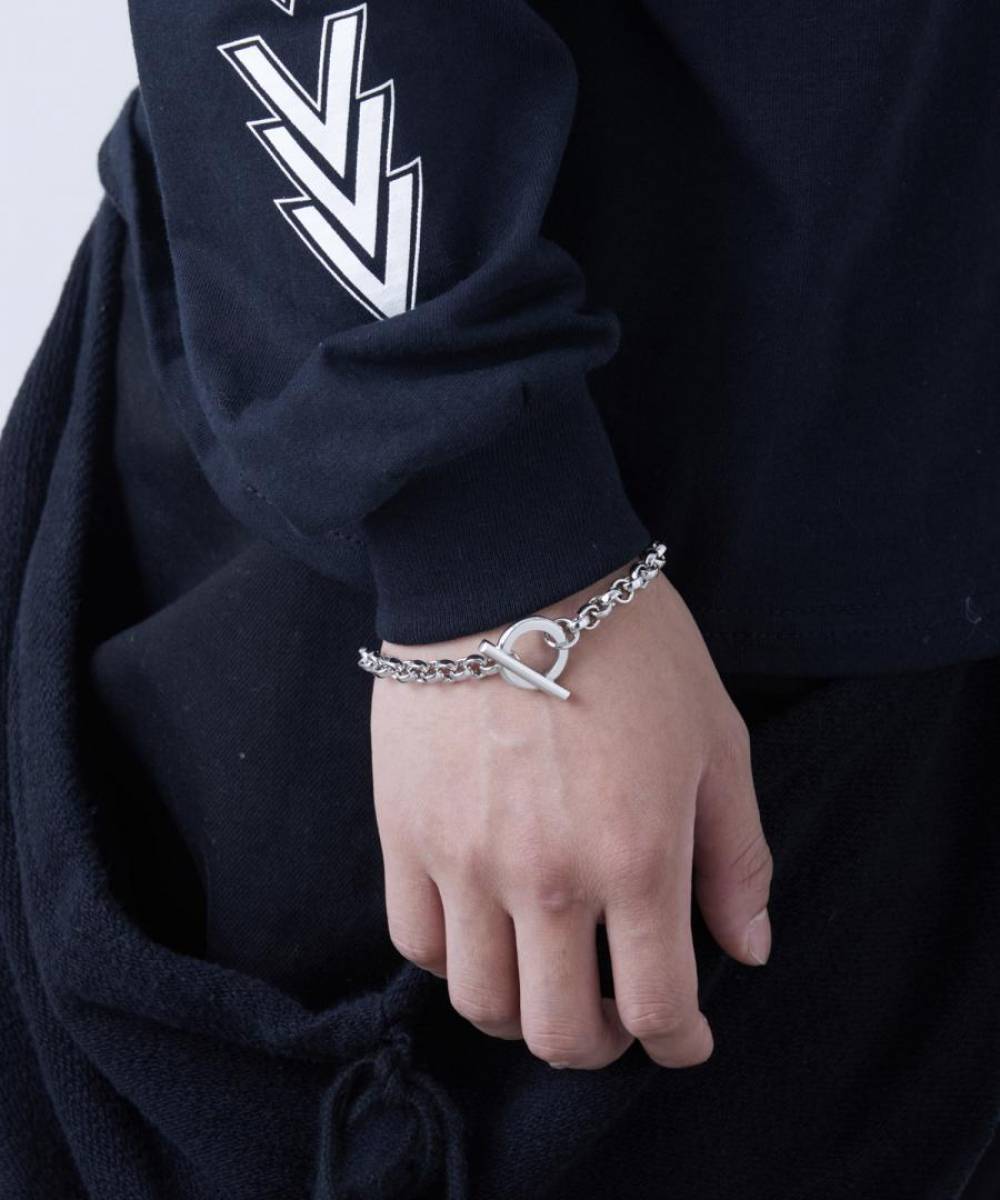 VIRGO(ヴァルゴ)HALF ROUND CHAIN BRACELET SILVER