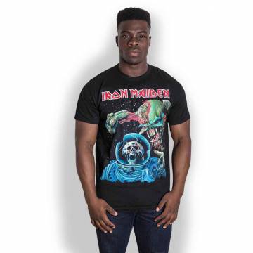 【予約商品】IRON MAIDEN バンドTシャツ ユニセックス: Final Frontier Album - BLACK