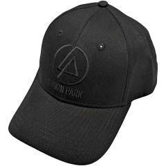 【予約商品】LINKIN PARK Unisex Baseball Cap: Concentric Text Logo (Black) - BLACK