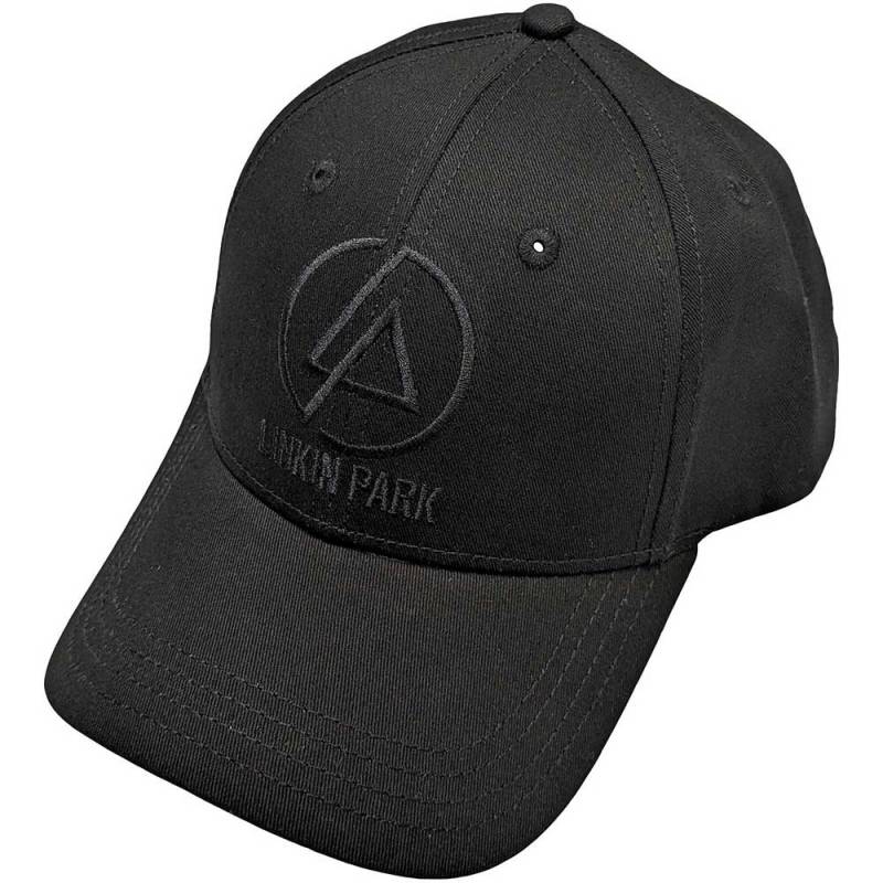 【予約商品】LINKIN PARK Unisex Baseball Cap: Concentric Text Logo (Black) - BLACK