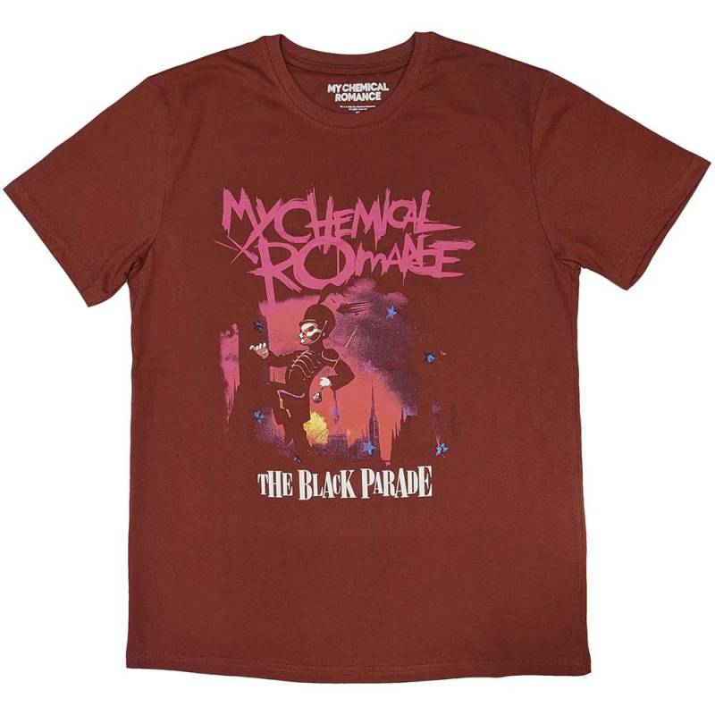 【予約商品】MY CHEMICAL ROMANCE バンドTシャツ ユニセックス: March (Red)