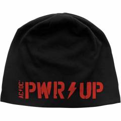 【予約商品】AC/DC Unisex Beanie Hat: PWR-UP (Black) - BLACK