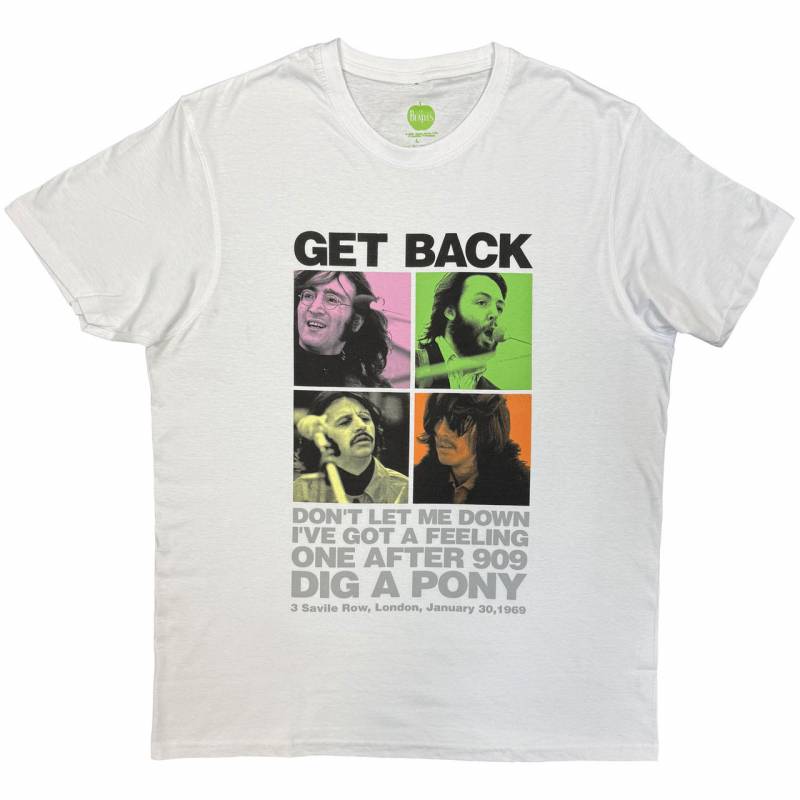 【予約商品】THE BEATLES バンドTシャツ ユニセックス: 3 Savile Row (White)