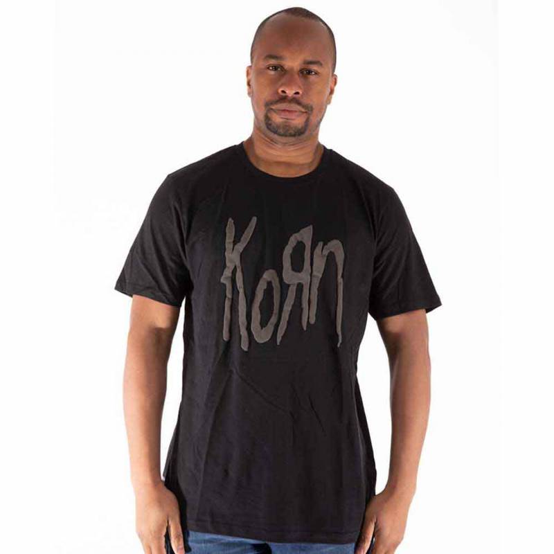 【予約商品】KORN バンドTシャツ ユニセックス: Logo (Black) (Hi-Build)