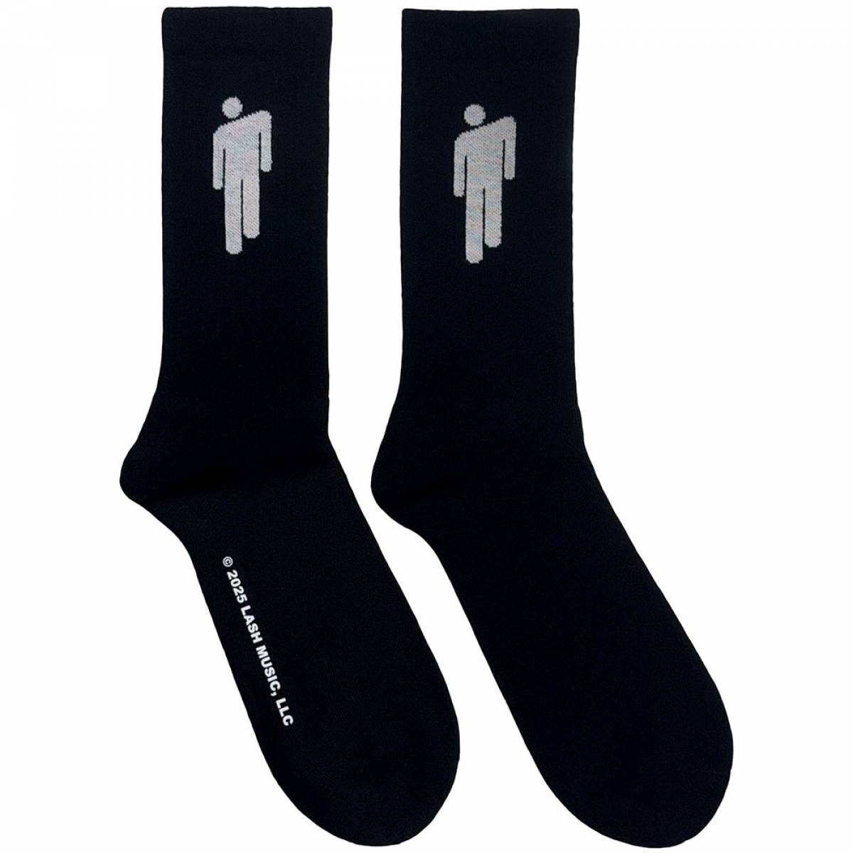 【予約商品】BILLIE EILISH Unisex Terry Socks: White Blohsh (Black) (UK Size 7 - 11) - BLACK