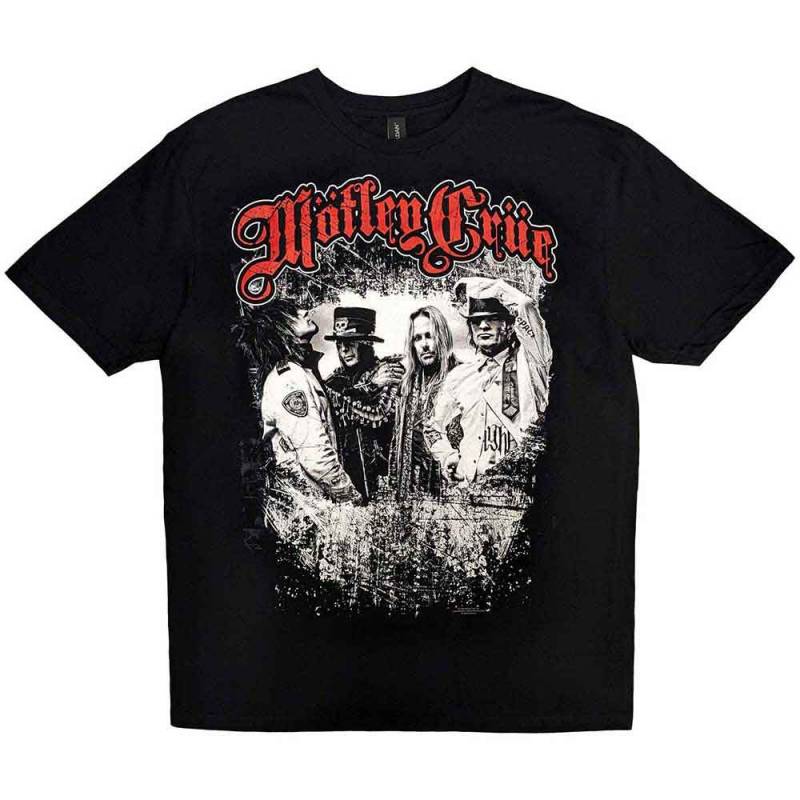 【予約商品】MOTLEY CRUE バンドTシャツ ユニセックス: Greatest Hits Band Shot (Black)