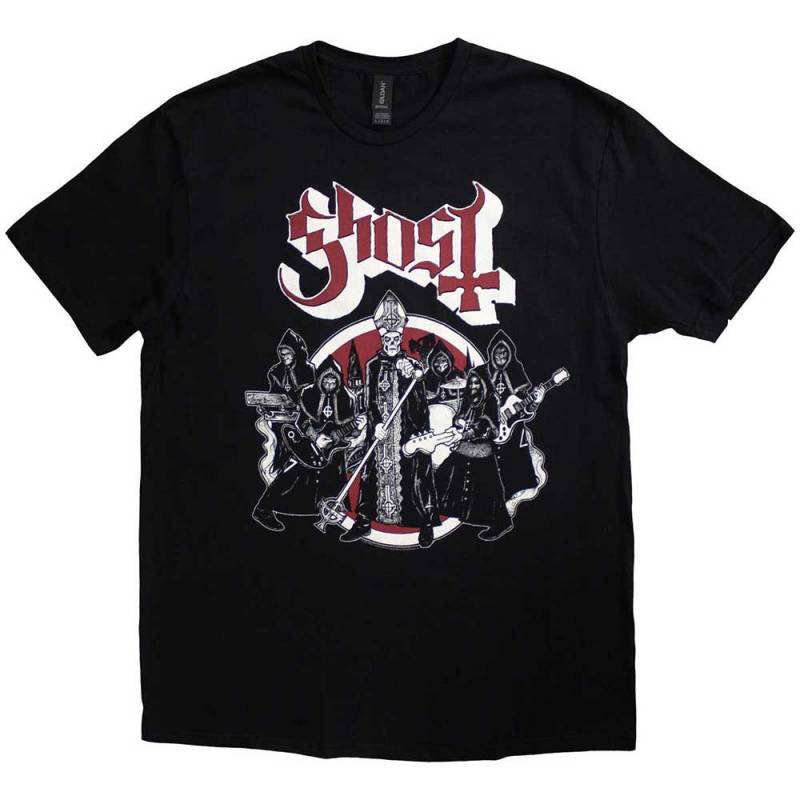 【予約商品】GHOST バンドTシャツ ユニセックス: Road to Rome (Black)