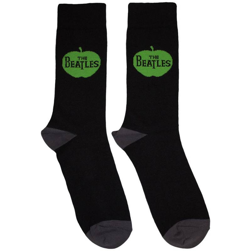 【予約商品】THE BEATLES Unisex Ankle Socks: Apple (Black) (UK Size 6 - 11)