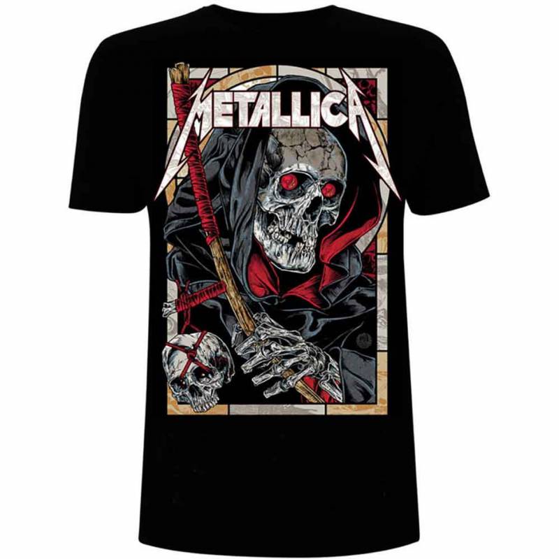 【予約商品】METALLICA バンドTシャツ ユニセックス: Death Reaper (Black)