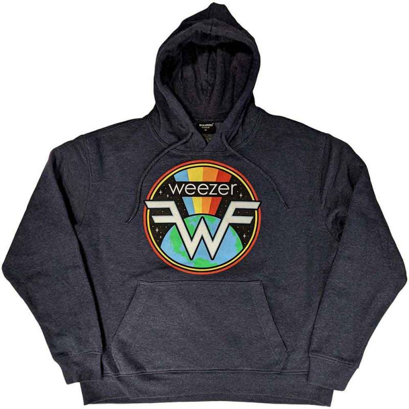 【予約商品】WEEZER Unisex Pullover Hoodie: Symbol Logo (Navy Blue)