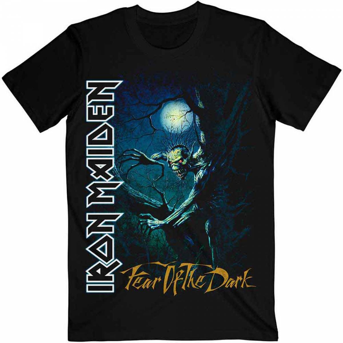 【予約商品】IRON MAIDEN バンドTシャツ ユニセックス: Fear of the Dark Tree Sprite - BLACK