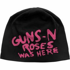 【予約商品】GUNS N' ROSES Unisex Beanie Hat: Was Here JD Print (Black)