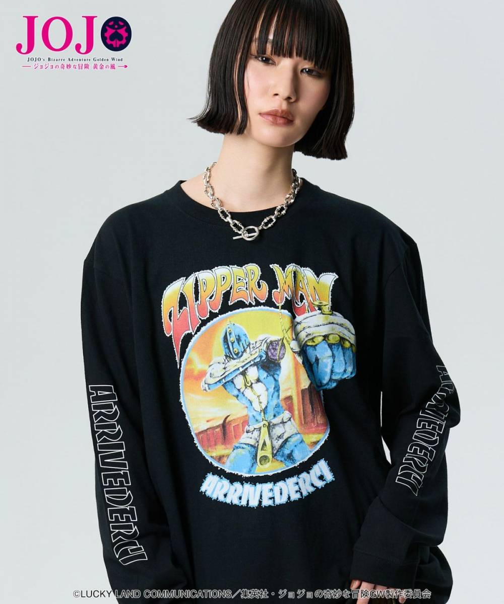 ジョジョの奇妙な冒険xglamb(グラム)GB0125/JJ04 : Bruno Bucciarati’s Stand Cutsew - Black
