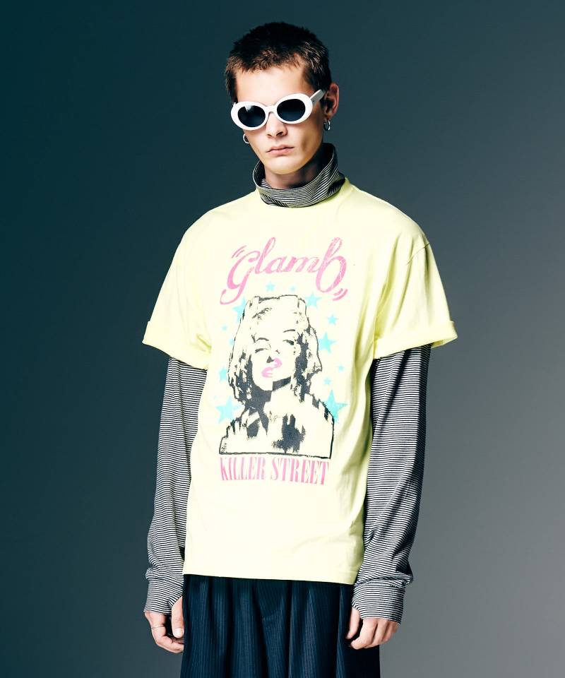 【予約商品】glamb(グラム)Killer Street T-Shirt / キラーストリートTシャツ - Yellow