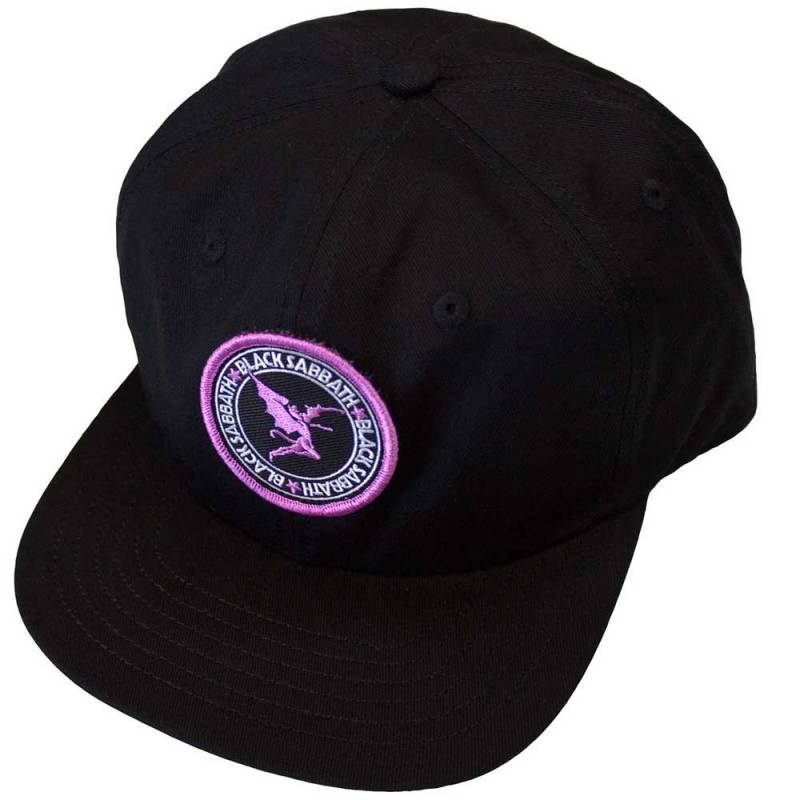 【予約商品】BLACK SABBATH Unisex Baseball Cap: Purple Daemon Emblem (Black)
