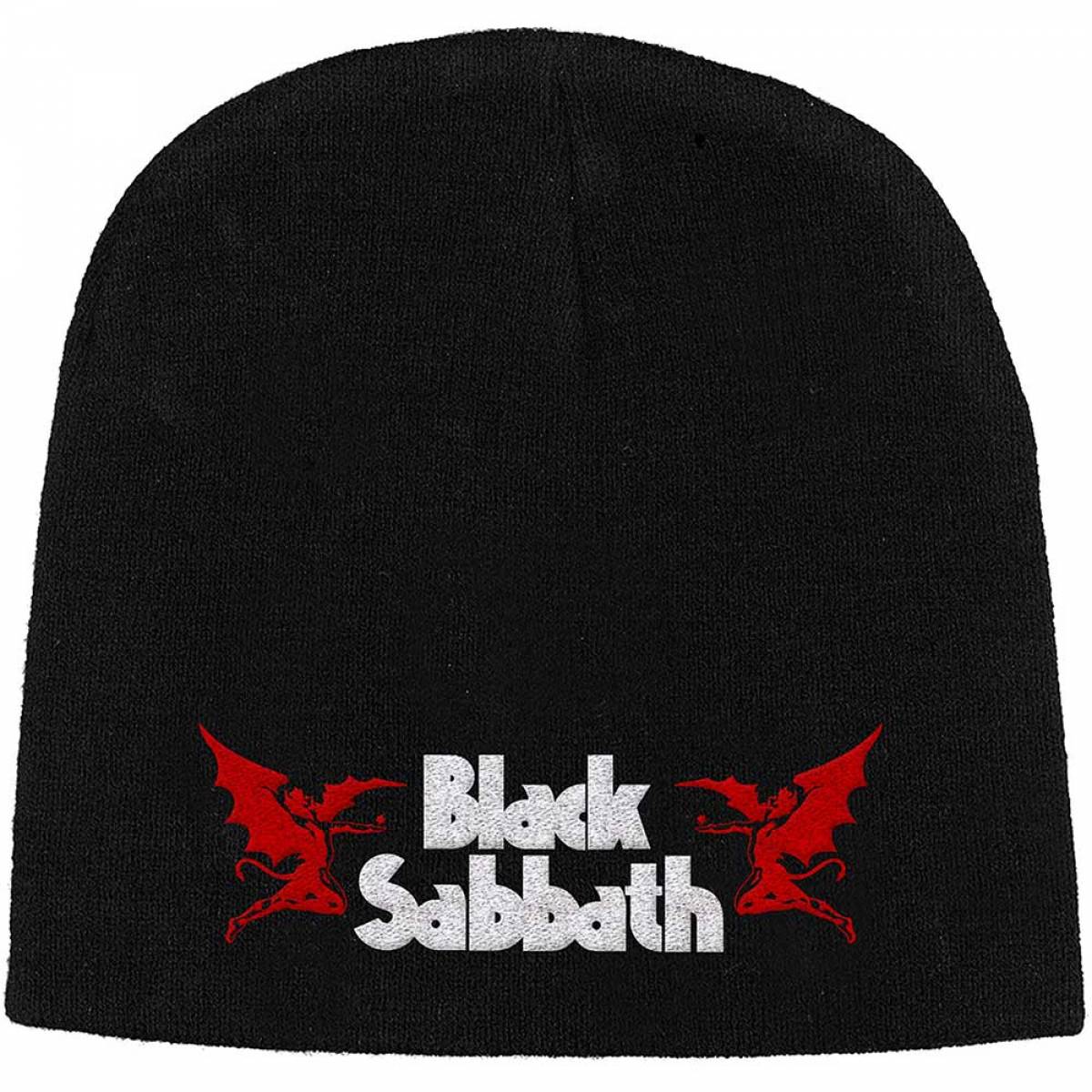 【予約商品】BLACK SABBATH Unisex Beanie Hat: Logo & Devils - BLACK