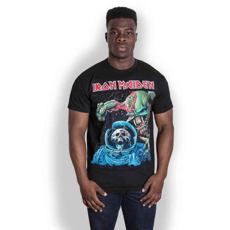 【予約商品】IRON MAIDEN バンドTシャツ ユニセックス: Final Frontier Album (Black)